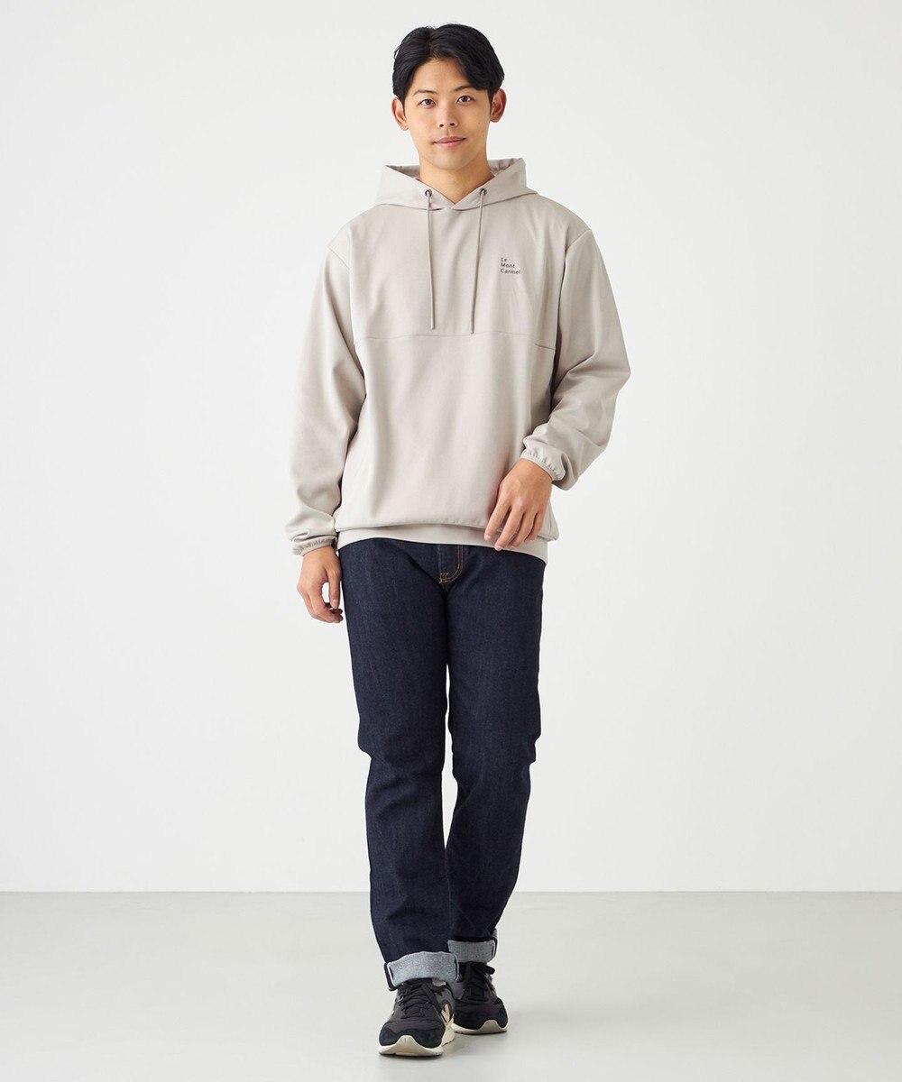 SHARE PARK MENS 【UVカット・吸水速乾・ストレッチ・軽量・アンチピリング 】ダンボールフードパーカー（L・XLサイズ） 