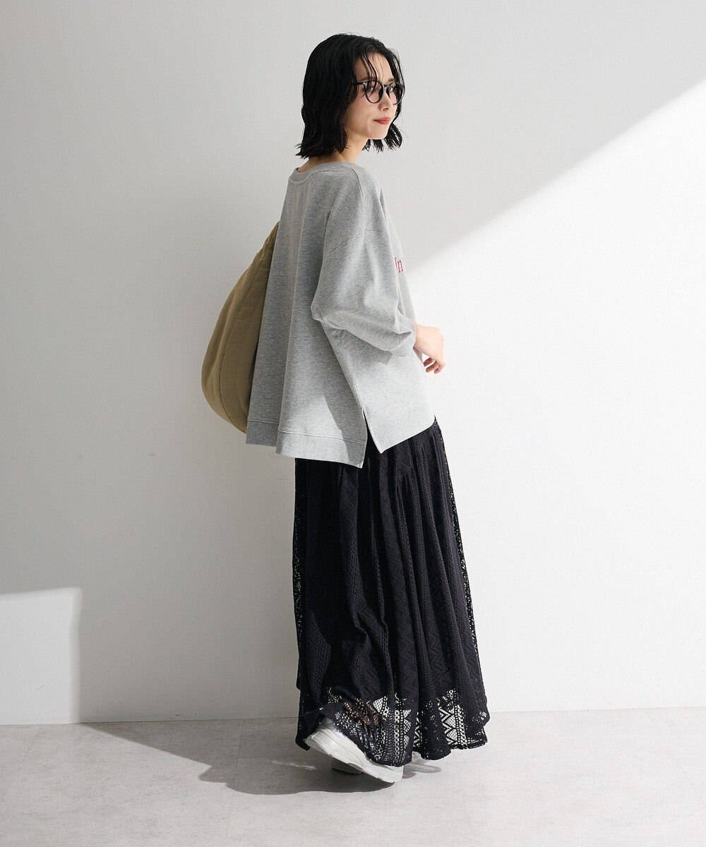 Green Parks 七分袖ロゴ裏毛プルオーバー 