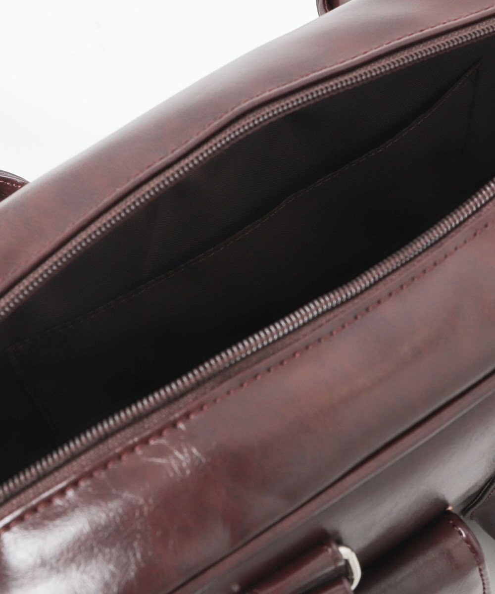 WEGO チャーム付きスクエアボストンバッグ 