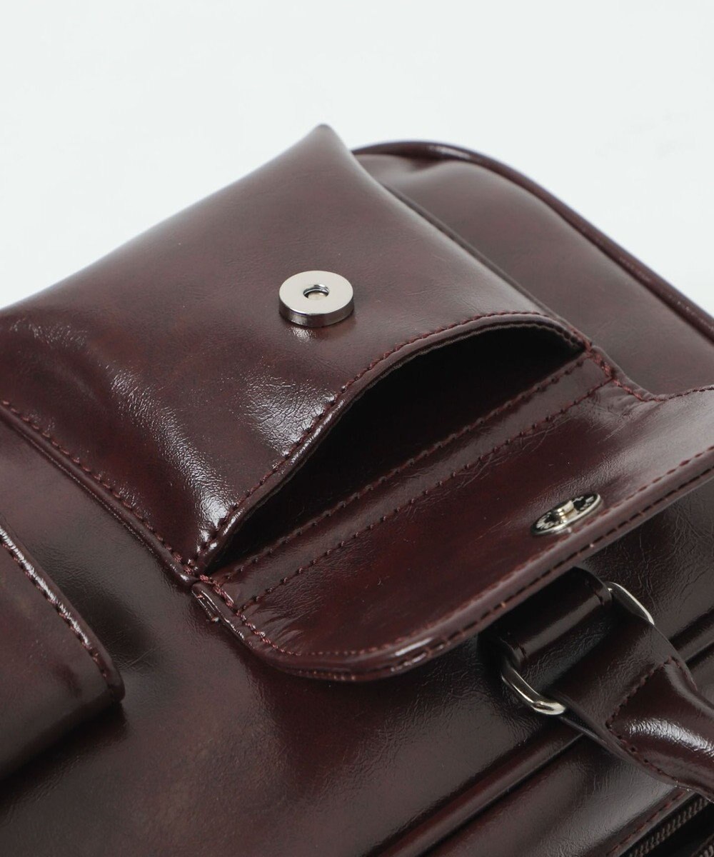 WEGO チャーム付きスクエアボストンバッグ 