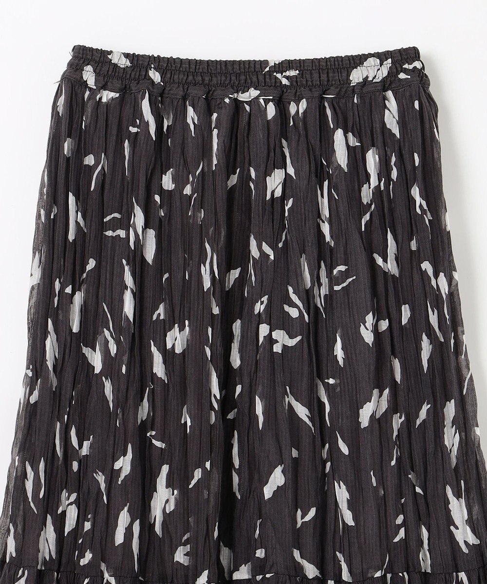 ANY アートドットプリントスカート 