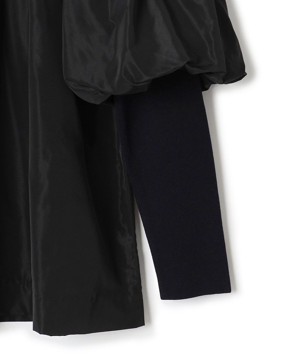 ICB L 【CLASSY.1月号掲載・洗える】VIS/PEスムース レイヤードデザインニット 