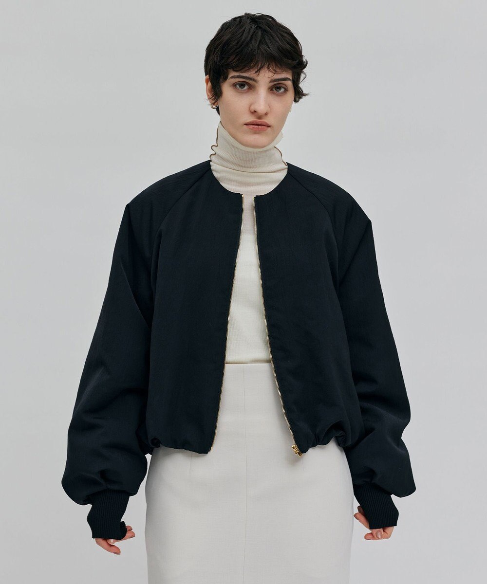 BEIGE， NIQUET / ノーカラーブルゾン 