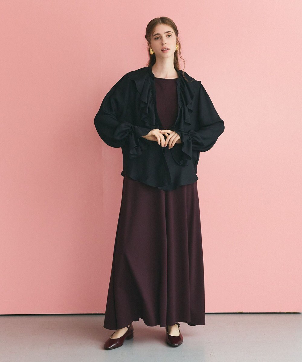 GRACE CONTINENTAL バックオープンポンチワンピース 