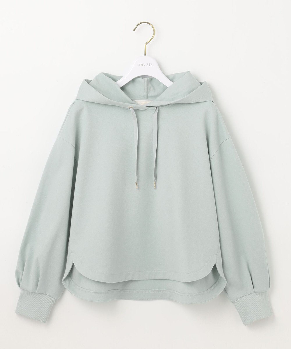 ANY SIS 【2SET】パーカー×マーブルプリントスカート セットアップ 