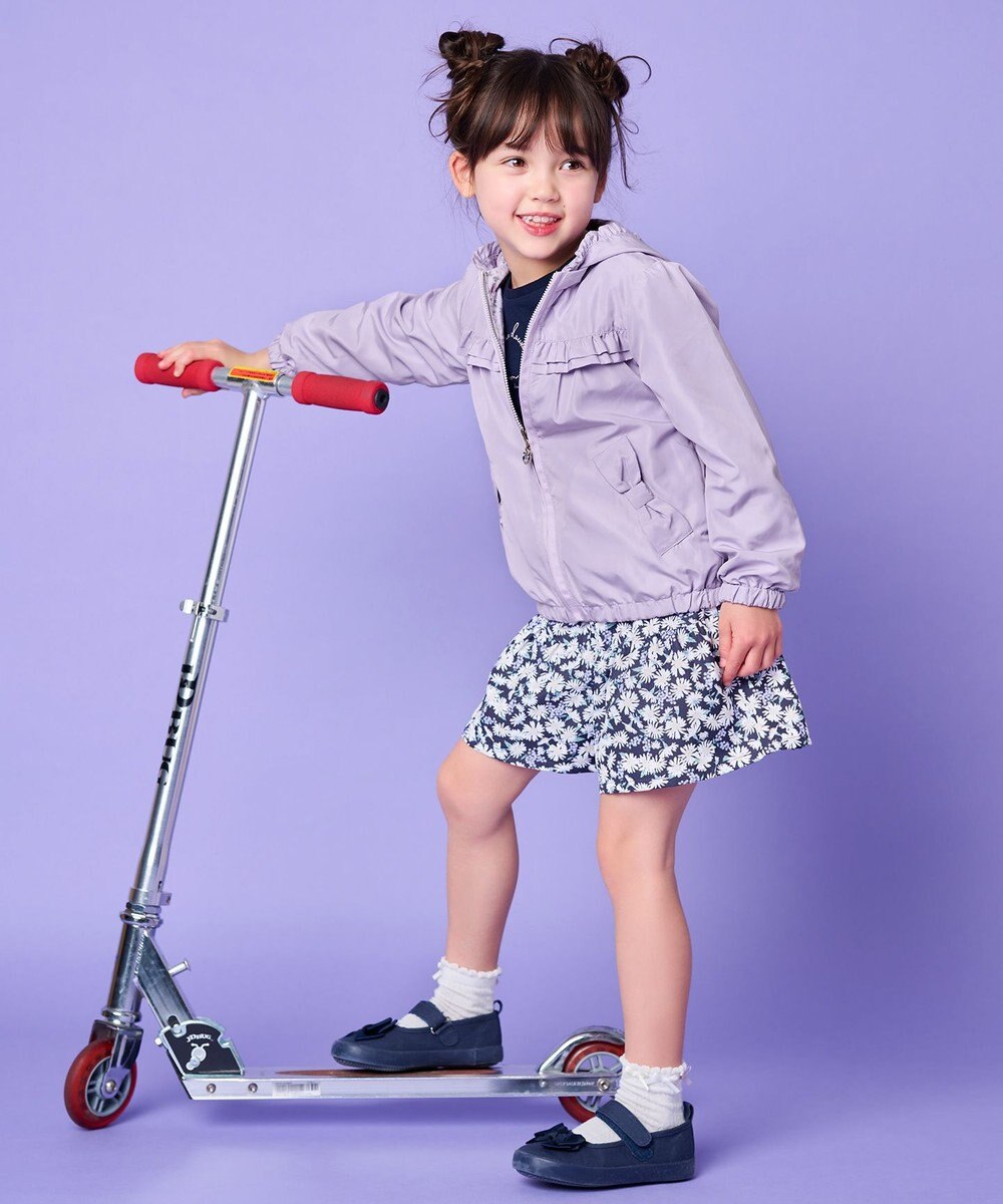 ANY KIDS フード取り外し リバーシブル ブルゾン 