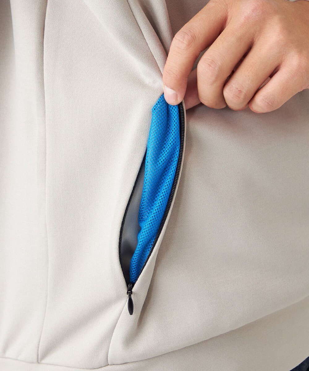 SHARE PARK MENS 【UVカット・吸水速乾・ストレッチ・軽量・アンチピリング 】ダンボールフードパーカー（L・XLサイズ） 