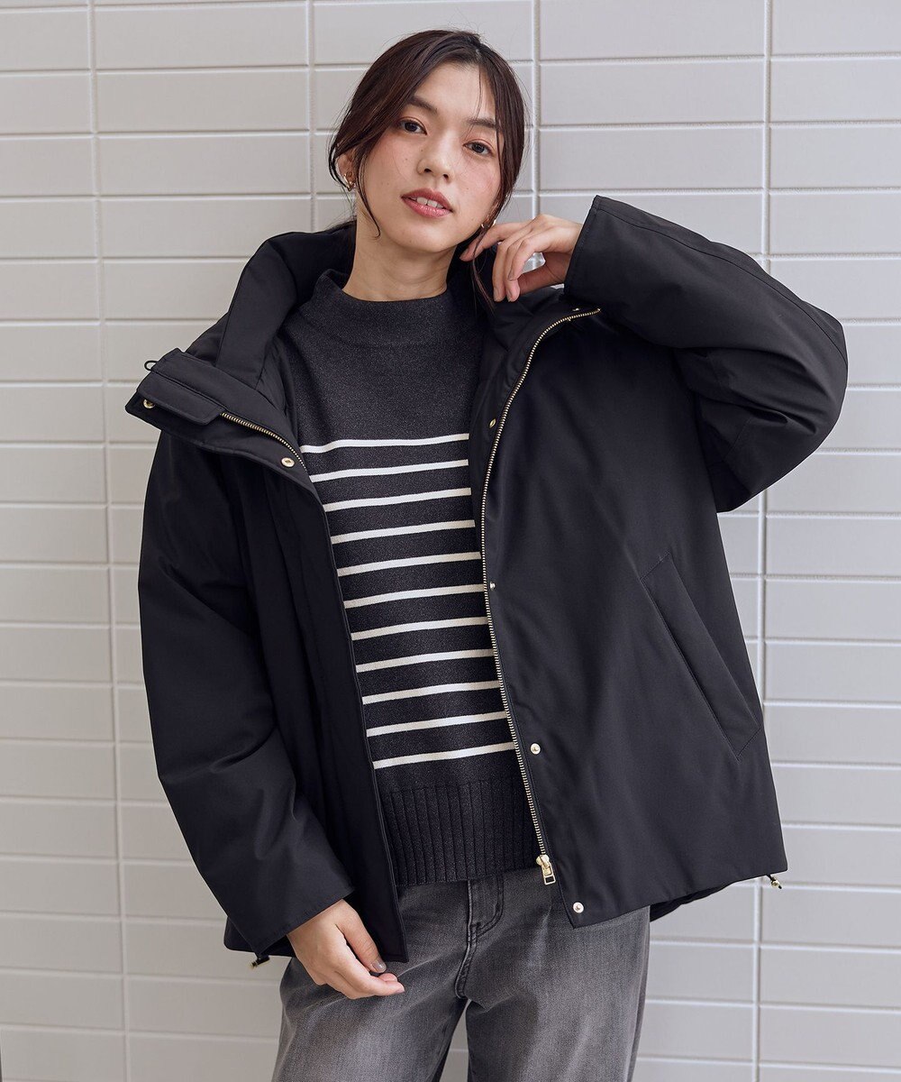 ANY 撥水フーデットダウンコート 