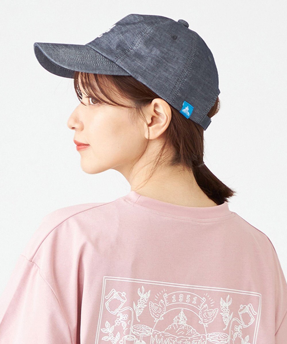 SHARE PARK LADIES 【UVカット・撥水】イージーデニムロゴキャップ 