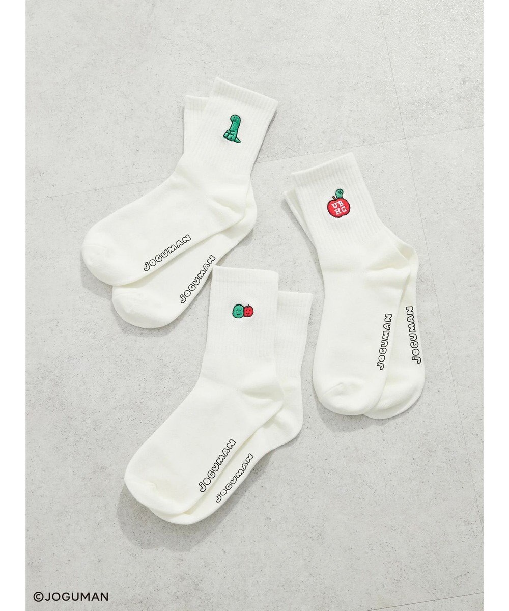 Green Parks ジョグマン／ワンポイント刺しゅうソックス 