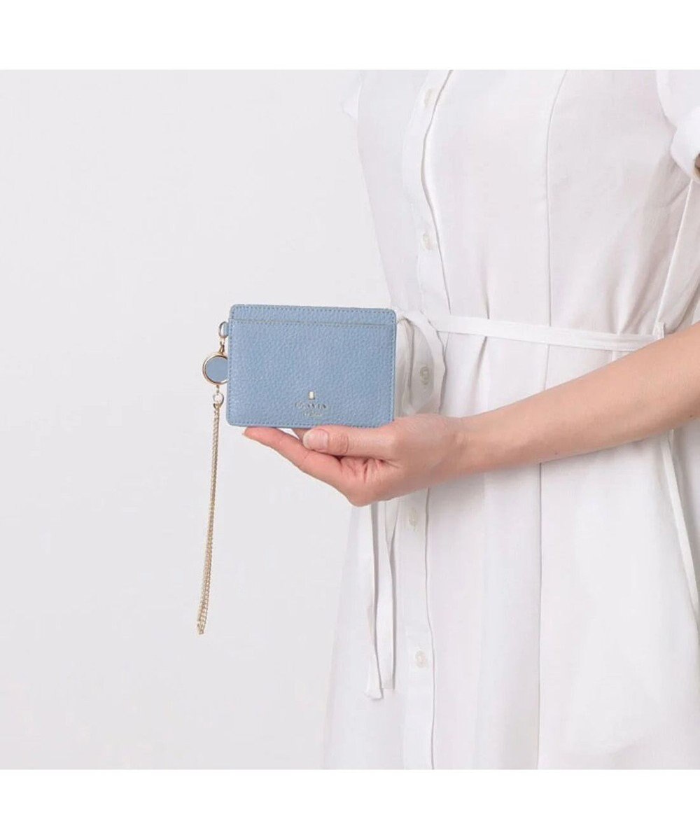 LANVIN en Bleu メラニー リール付きパスケース 