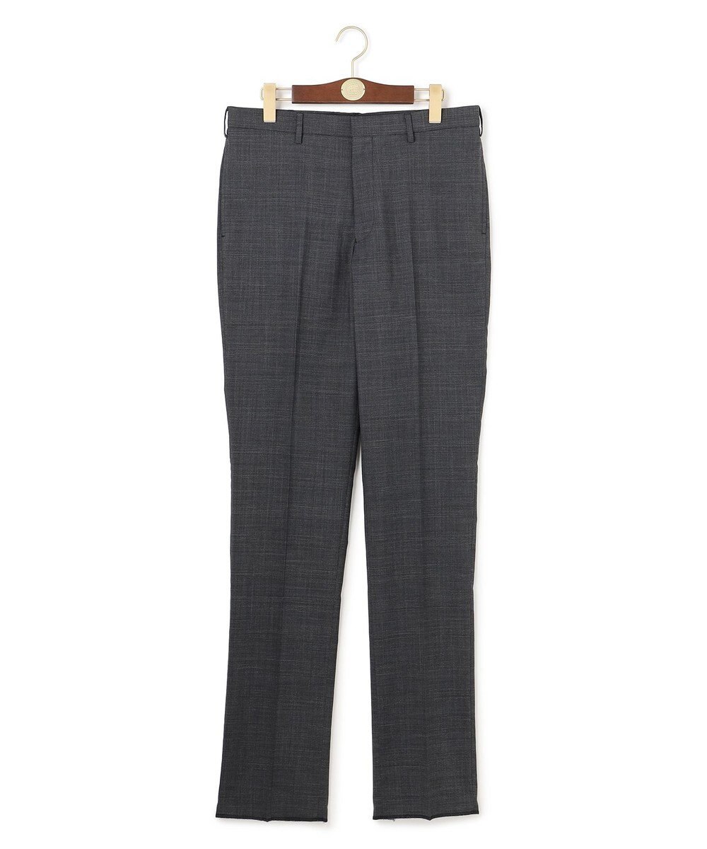 J.PRESS MEN 驚きの軽さ【洗える / 高通気性 / ストレッチ性 / 防シワ】グレナカートチェック スラックス / ノータック 
