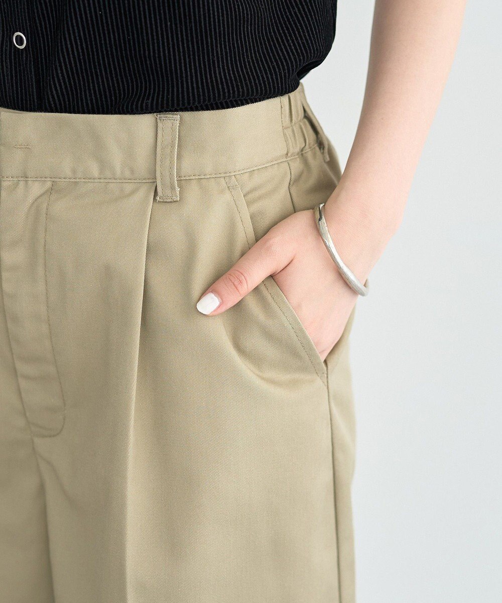 earth music&ecology タックハーフパンツ 