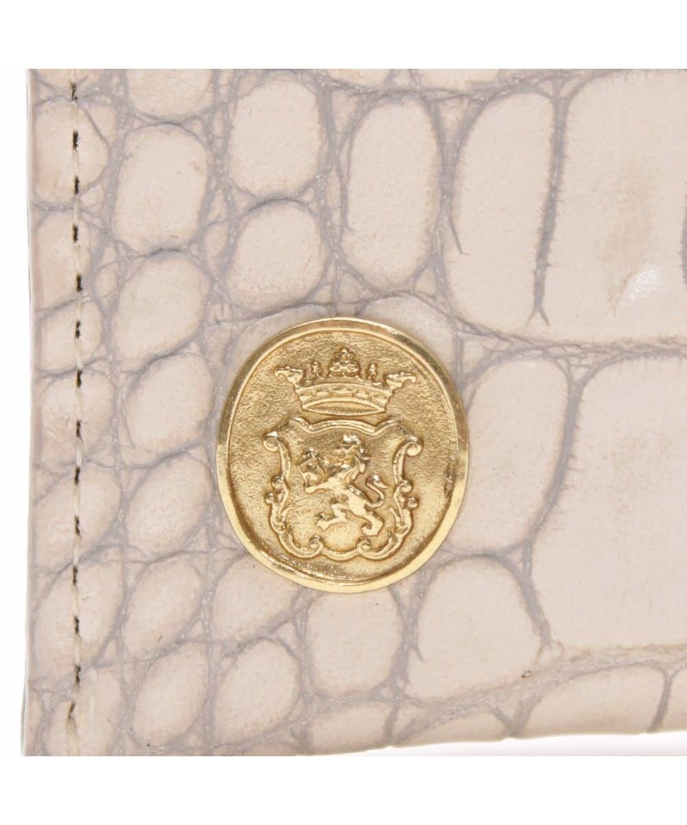 A.D.M.J. 【牛革】クロコ型押しオーガナイザーパース 