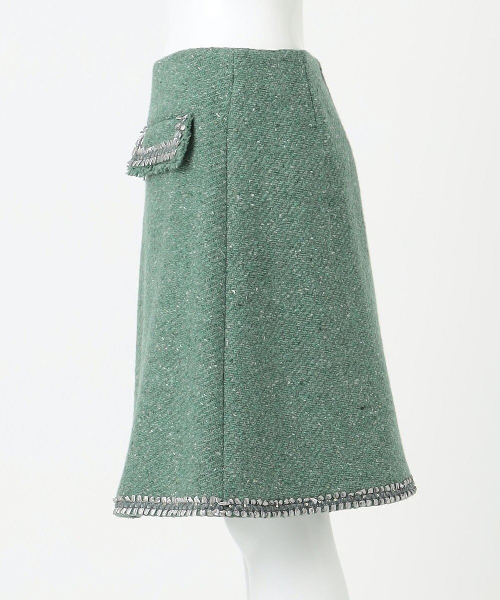 23区 【R(アール)】カラーツイード スカート 