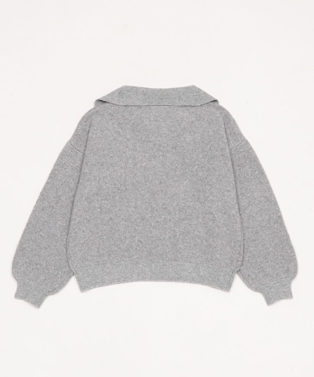 WEGO フラッフィーハーフジップニット 