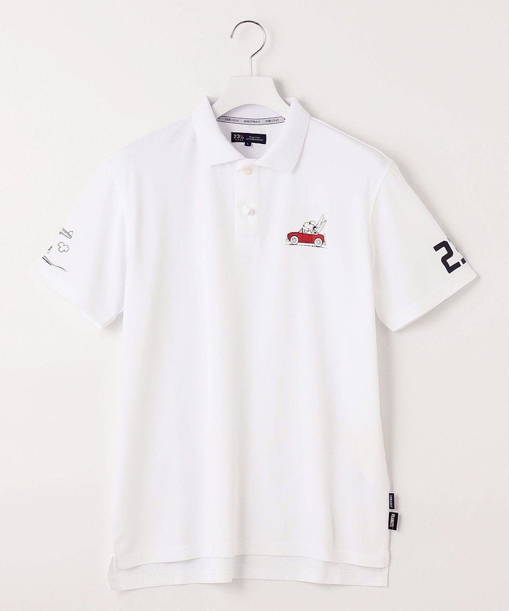 23区GOLF 【PEANUTS】【MEN】スヌーピーコラボ 半袖ポロシャツ 