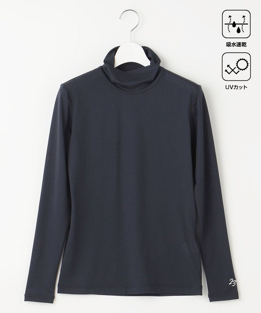 23区GOLF 【WOMEN】【吸水速乾/UVケア】30デニール 無地 カットソー 