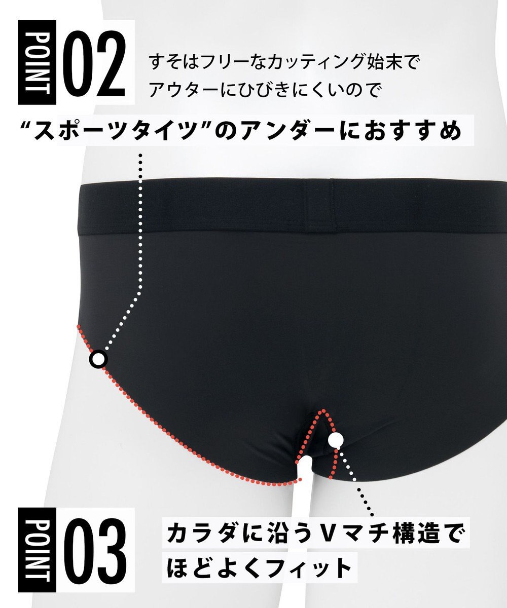 CW-X 【MEN】スポーツショーツ　ローライズ　吸汗速乾　/ワコール　HSO540 