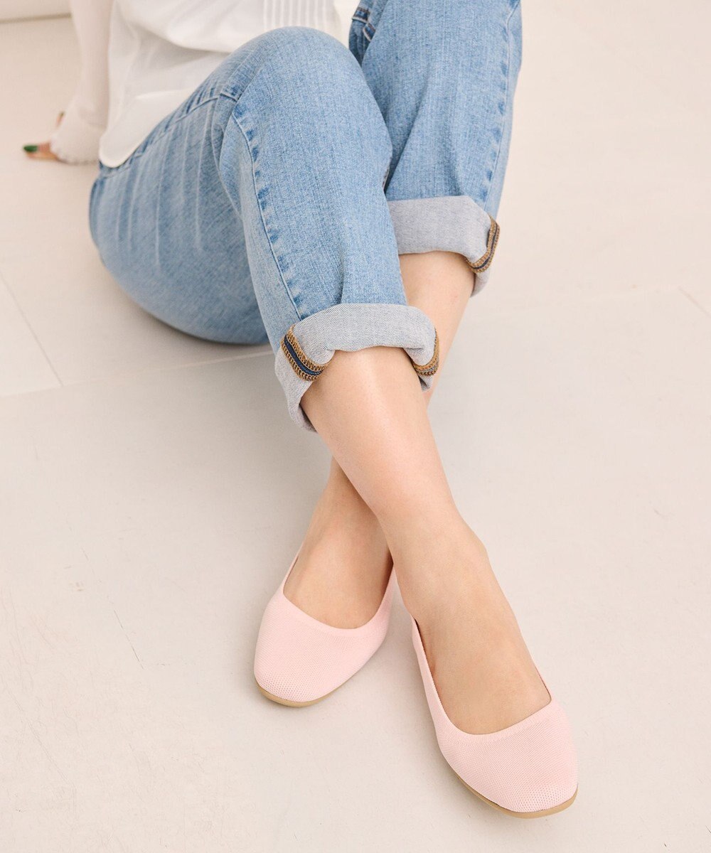 steppi “撥水＆洗えるニットシューズ” Chacottコラボ バレエシューズ 