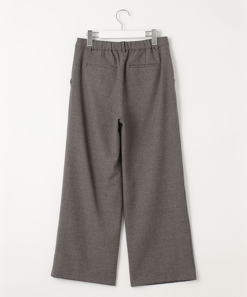 J.PRESS LADIES L 【洗える】チェルビックチェック セミワイド パンツ 