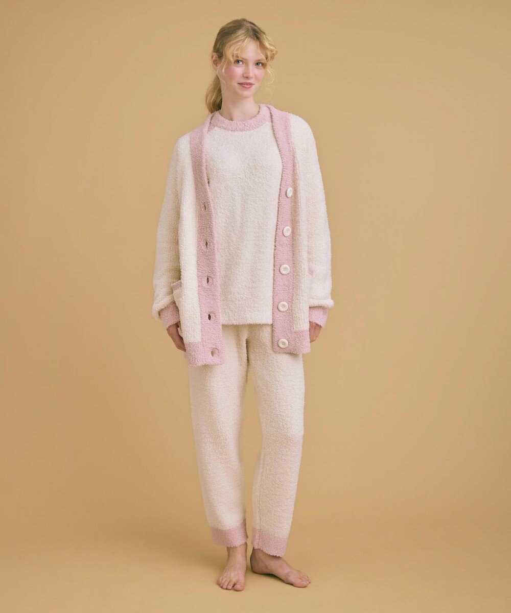 une nana cool カラーブロッキング　カーディガン 