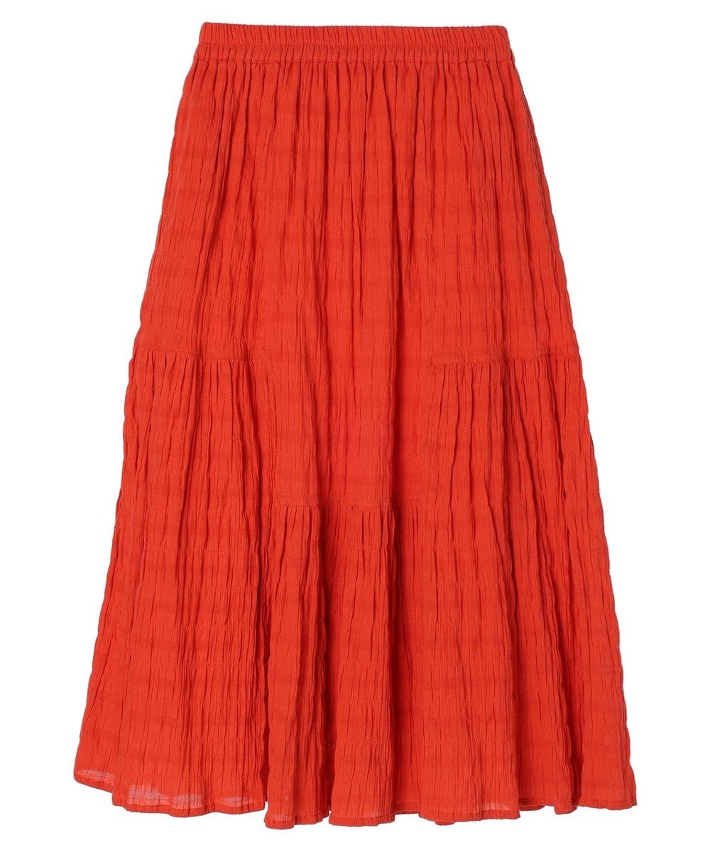 Green Parks Ｉ　段違いギャザーロングスカート 