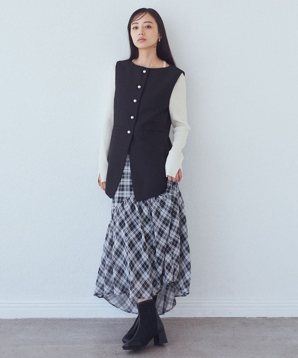 earth music&ecology パールボタンジレ 