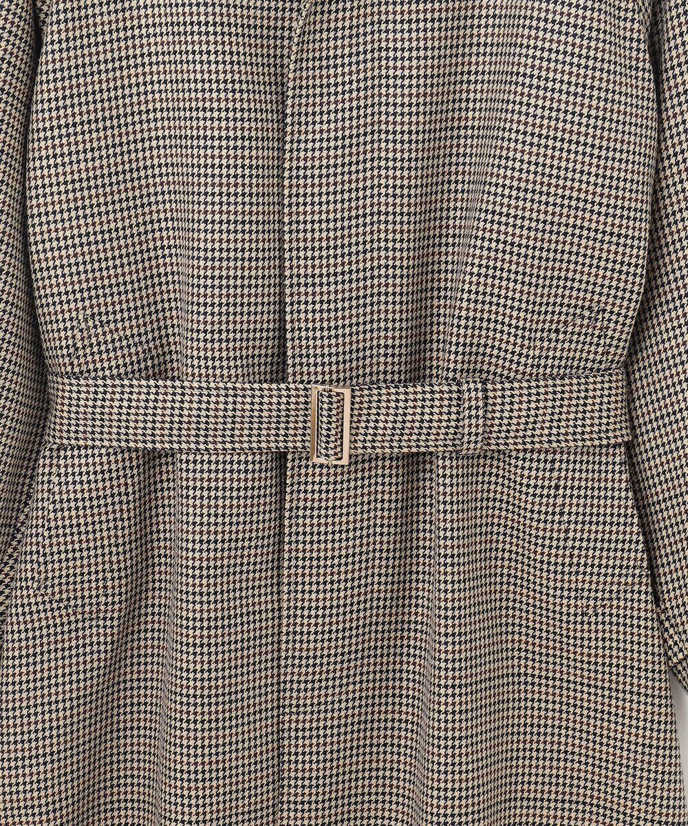 J.PRESS MEN 【J.PRESS ORIGINALS】 SILK TWEED BELTED BALMACAAN COAT / JAPAN MADE 