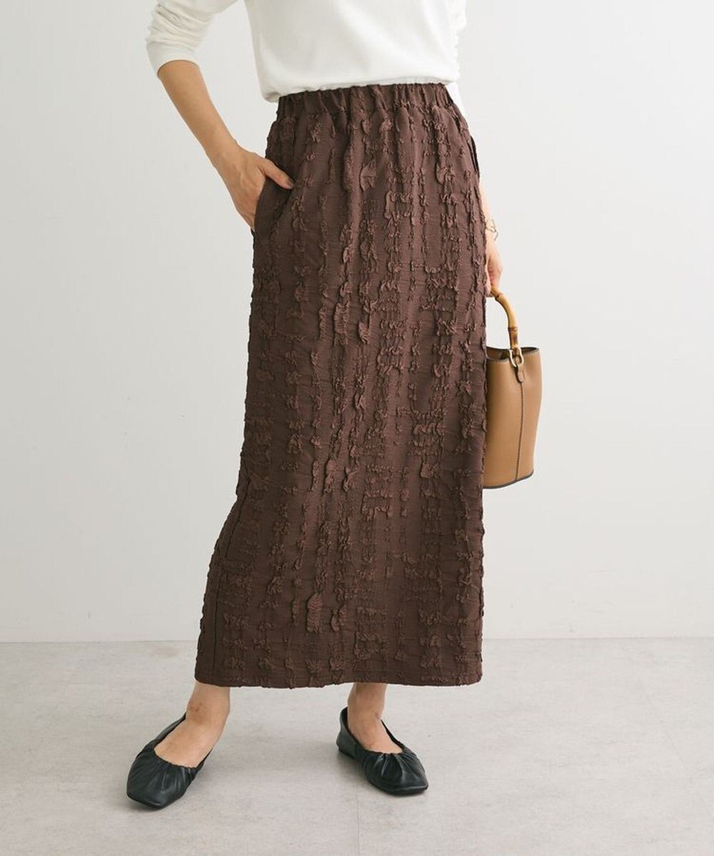 Green Parks ・ＳＵＧＡＲ　ＳＰＯＯＮジャカードチェックナロースカート 