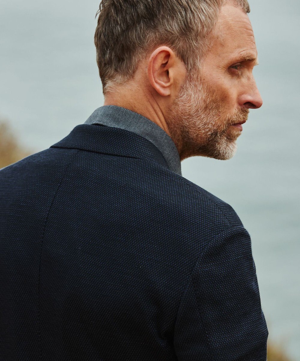 GOTAIRIKU 2年連続売上NO1【吸水速乾/ウォッシャブル/ストレッチ】ノルマンディーリネン カーディガンジャケット(25年モデル) 