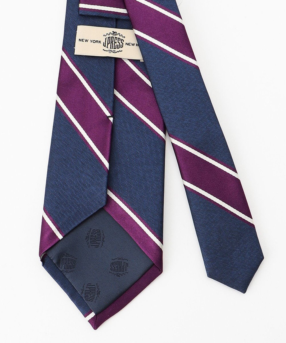 J.PRESS MEN スパンシルクストライプ ネクタイ 