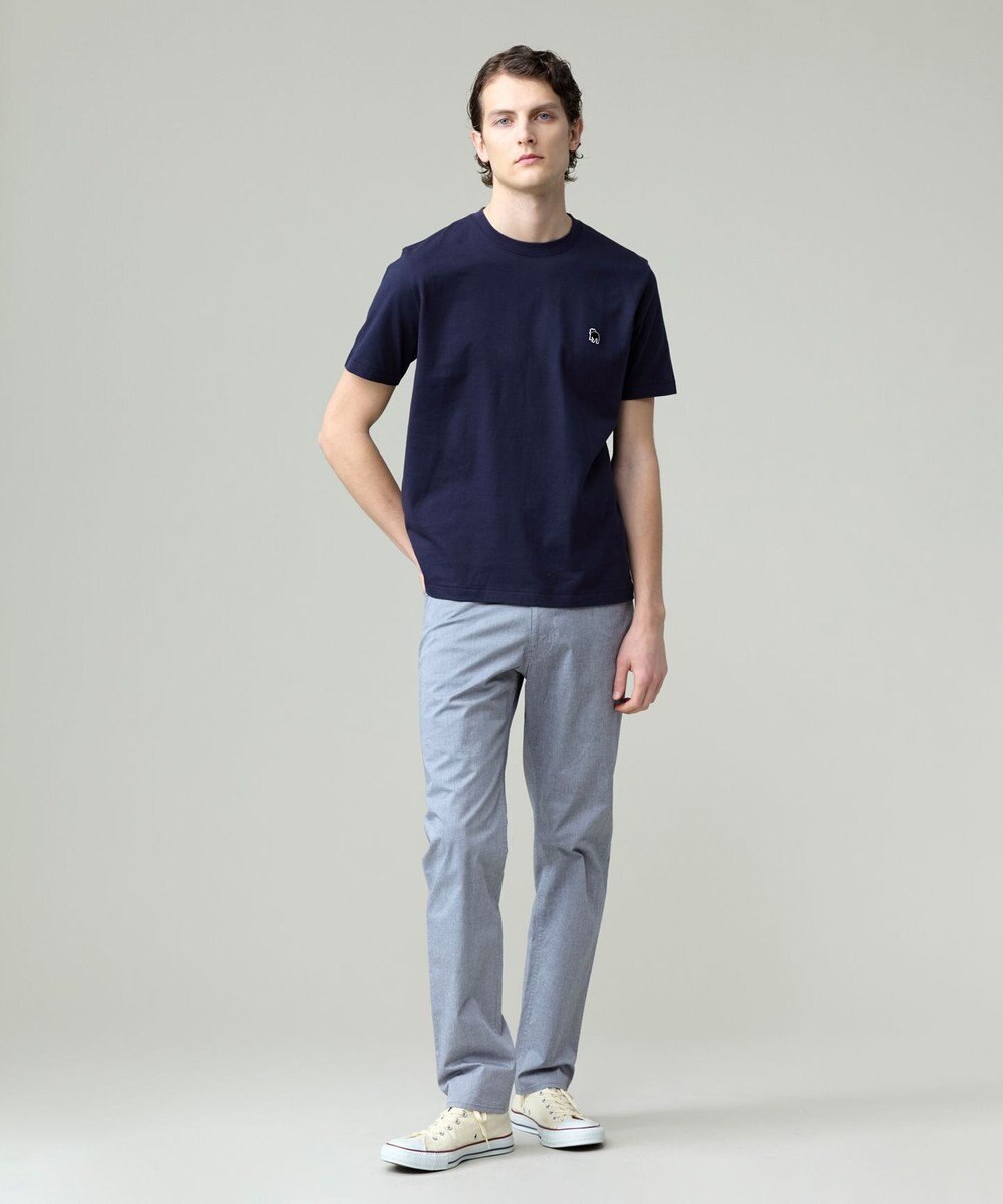 J.PRESS MEN 【ストレッチ】シャンブレーストレッチツイル パンツ 