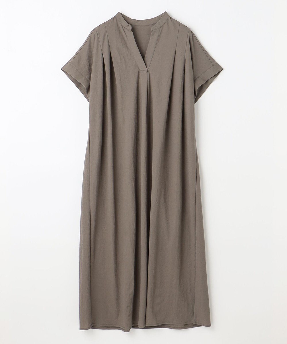 ANY 【洗濯機可能/ストレッチ】ナチュラルワッシャーワンピース 
