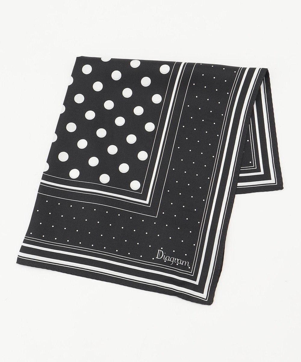 GRACE CONTINENTAL シルクドットスカーフ 