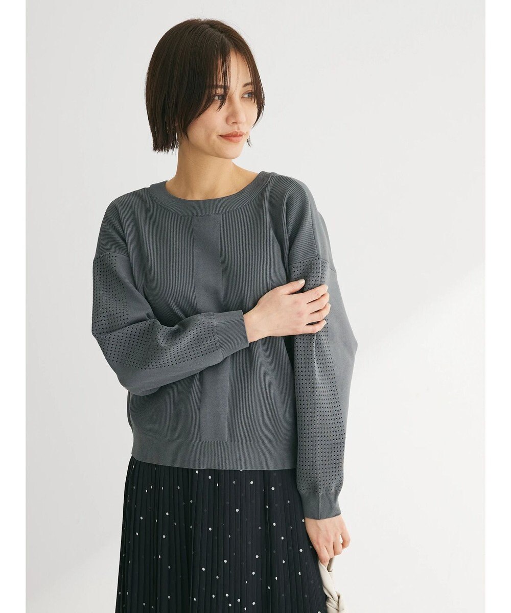 Green Parks ・ｆｕｒｒｙ　ｒａｔｅ　２ｗａｙかる~いニットカーデ 