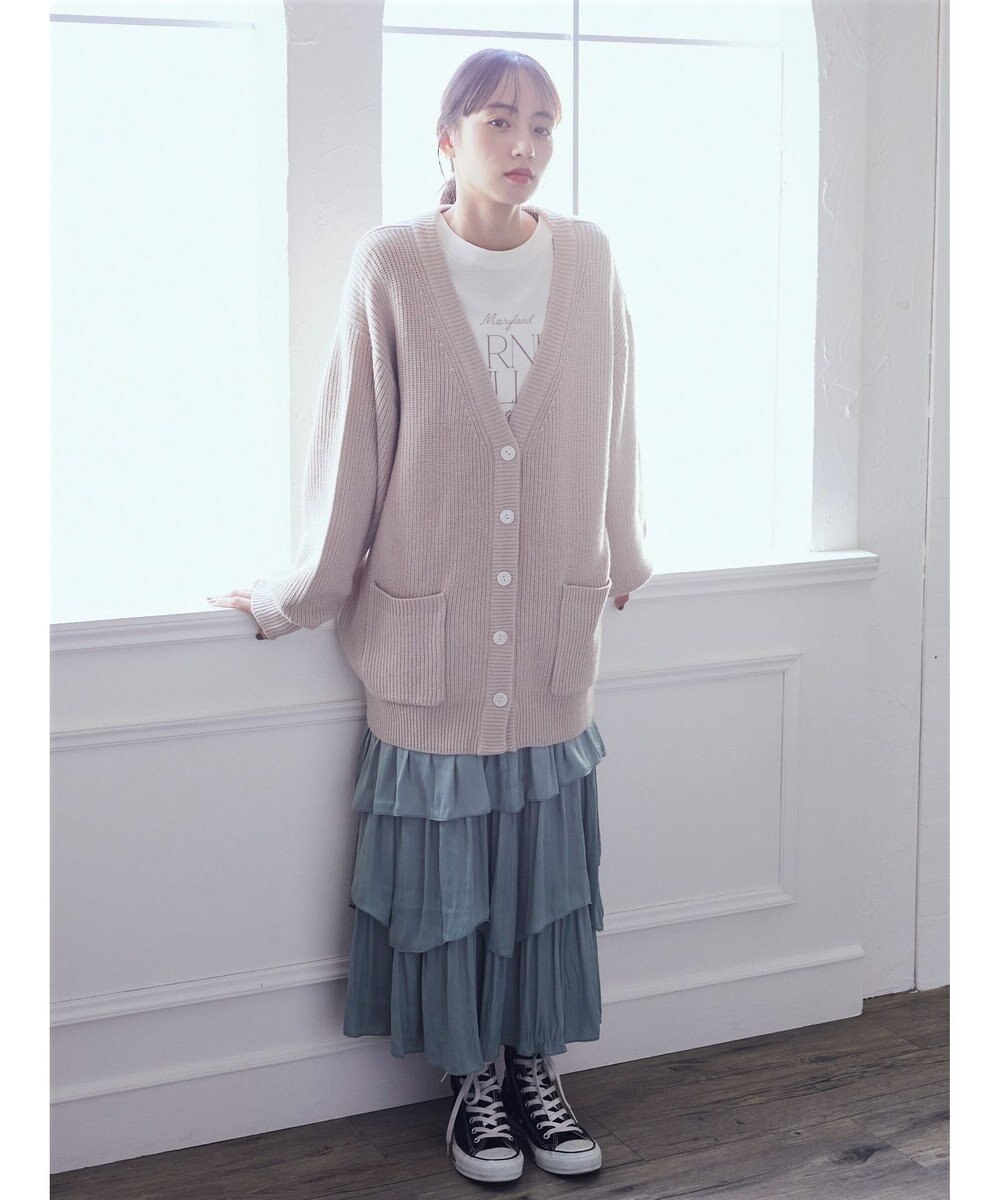 earth music&ecology ランダムティアードスカート 