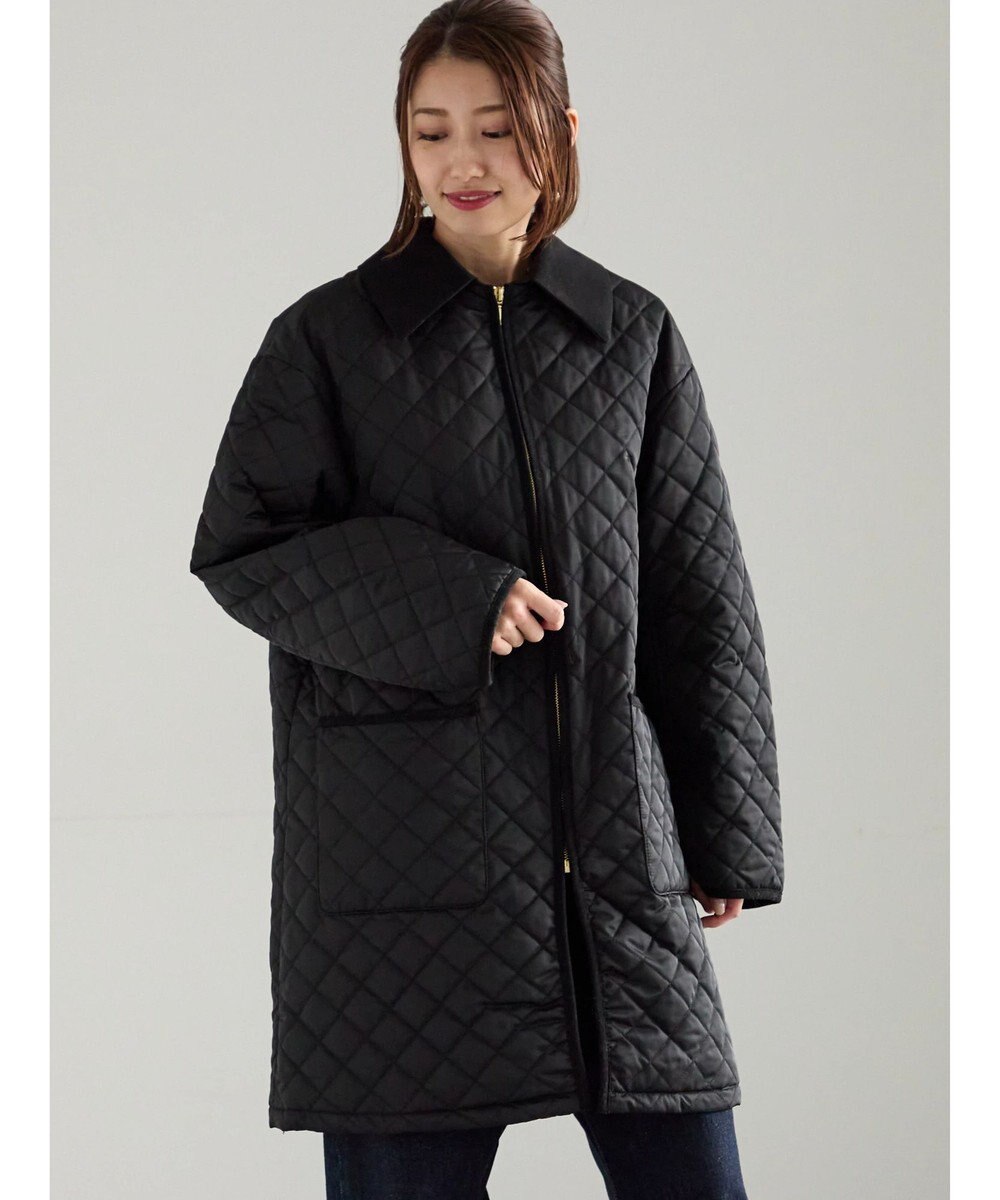 Te chichi キルティングミドルコート 