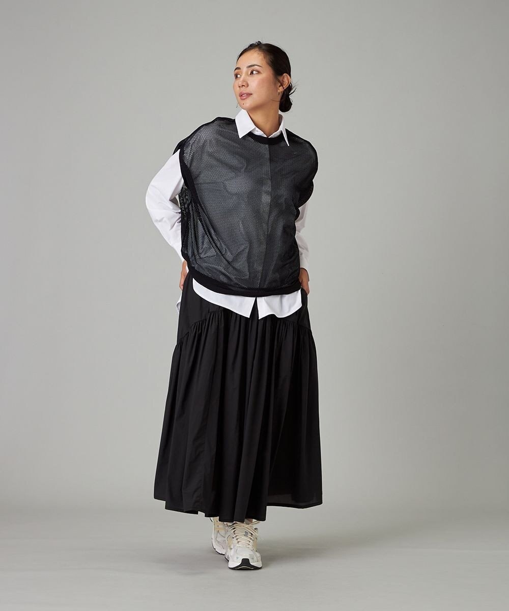 Chacott 【ノーソーイングニット】ラウンドメッシュニット 