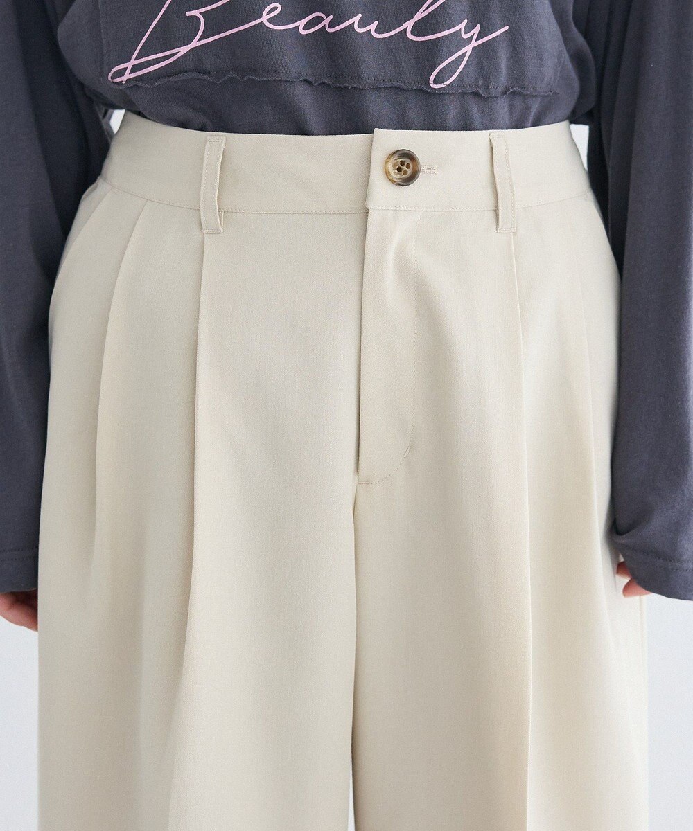 CRAFT STANDARD BOUTIQUE タックイージーワイドパンツ 