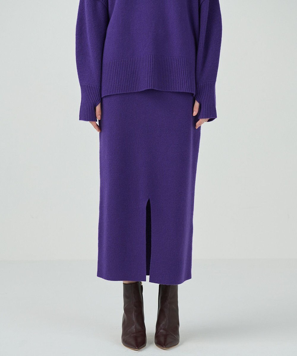 GRACE CONTINENTAL クーマラムニットスカート 