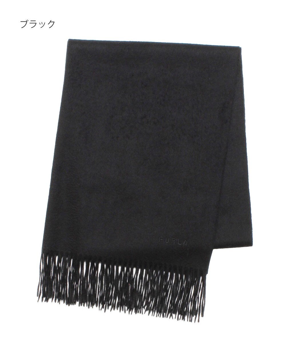 MOONBAT 【洗えるカシミヤ/大人百花1月号掲載】FURLA カシミヤ100%超大判無地 ストールマフラー／幅70cm 
