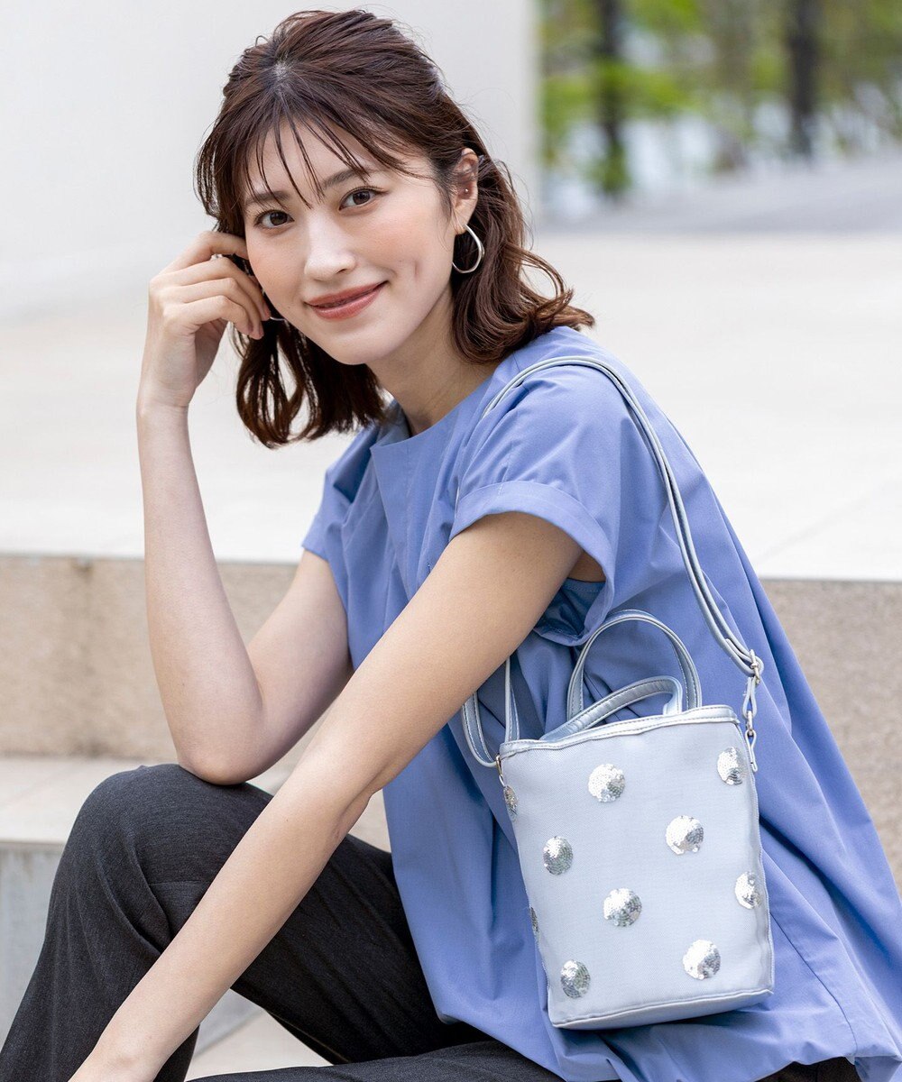 ANY SIS L 【洗える】バルーン ブラウス 