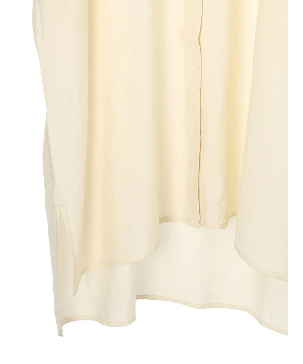 AMERICAN HOLIC 接触冷感バンドカラー切替シャツワンピース 