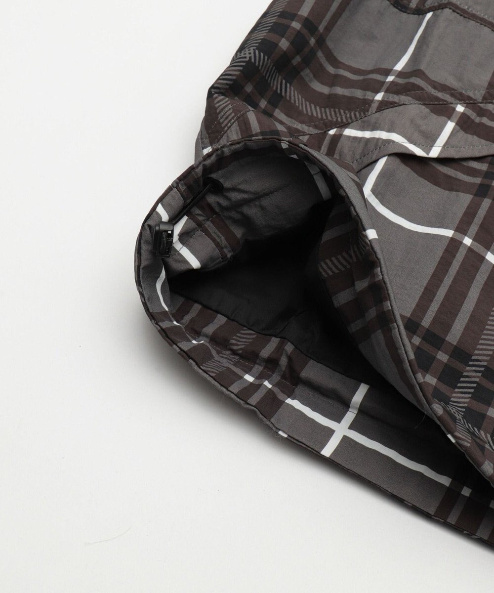 WEGO 【ユニセックス着用ITEM/MLサイズ展開】チェックロゴフードブルゾン 