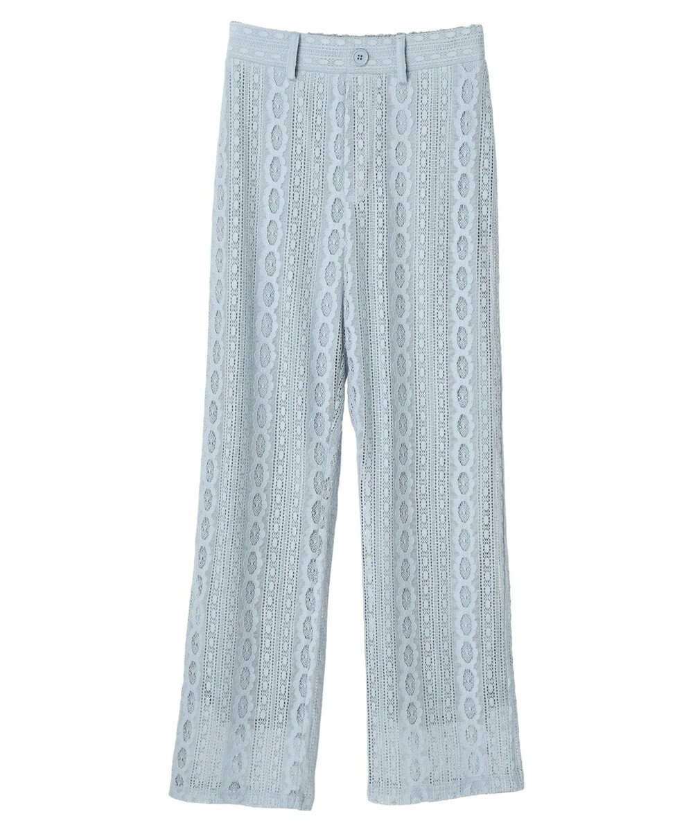 earth music&ecology フラワーレースパンツ 