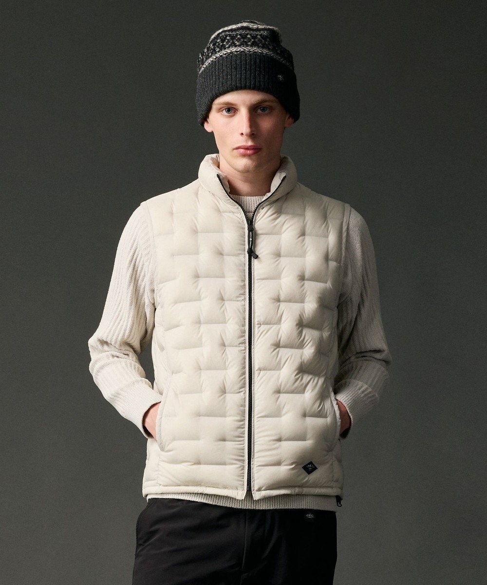 JOSEPH ABBOUD MOUNTAIN 【ストレッチ/軽量/ライナードッキング対応】2WAYストレッチダウン ベスト 