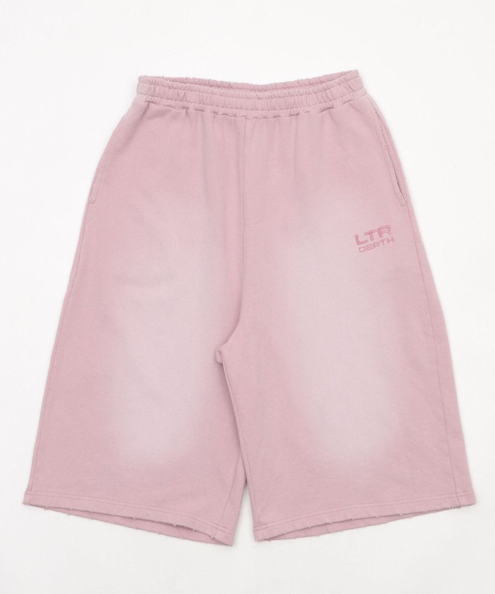 WEGO 【ユニセックス着用ITEM/ウエストゴム】ダメージアップリケショートパンツ 