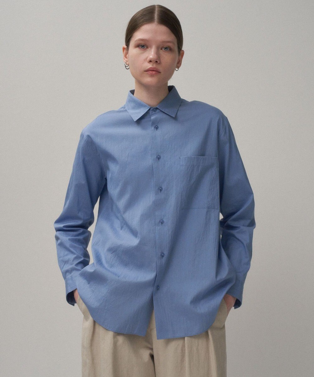 ATON COTTON SILK | スタンダードシャツ 