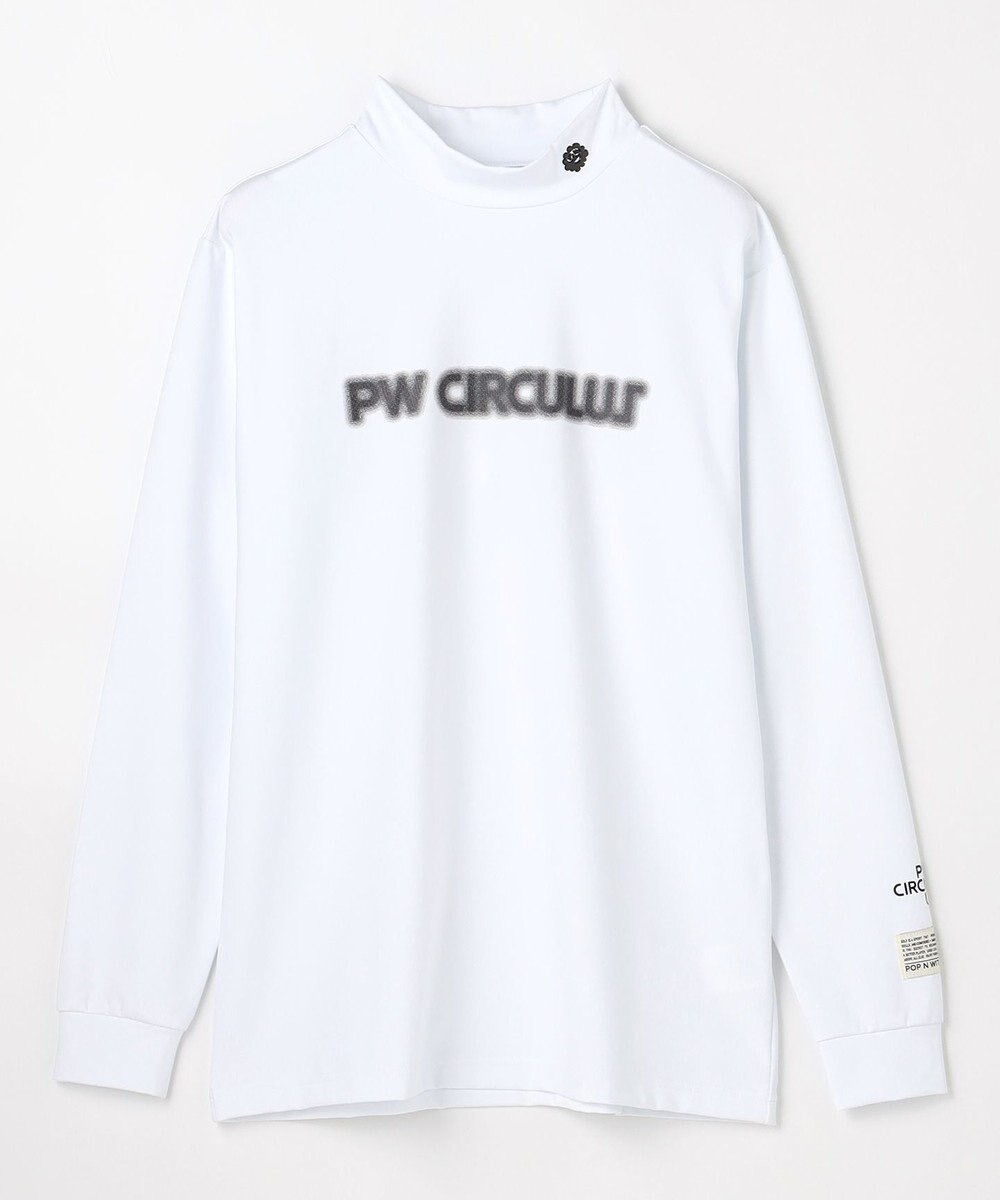 PW CIRCULUS 【吸水速乾 /  UV遮蔽率99.9% UVカット / ストレッチ】【MEN】アニマルグラフィックロングスリーブモックT  ゴルフ 